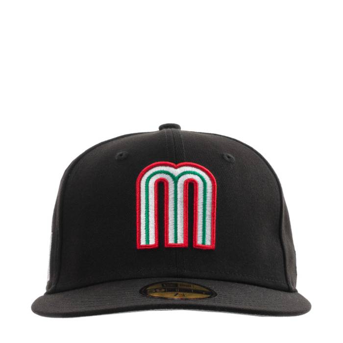 ニューエラ New Era 【 Mexico "M" 5950 Unisex Black/Tricolor "Mexico" Emb./Flag 】 メキシコ ユニセックス 黒色 ブラック｜スニケス
