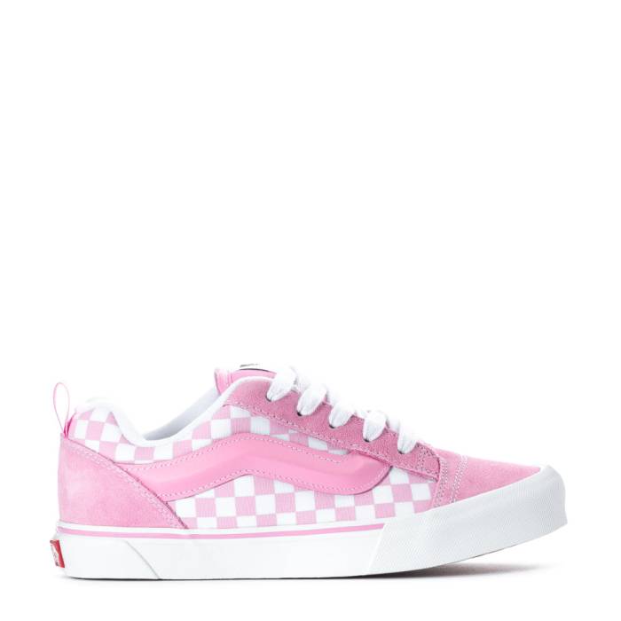 ヴァンズ Vans 【 Knu Skool Youth (Checkerboard)/Prism Pink/True White 】 ジュニア キッズ pink ピンク 白色 ホワイト