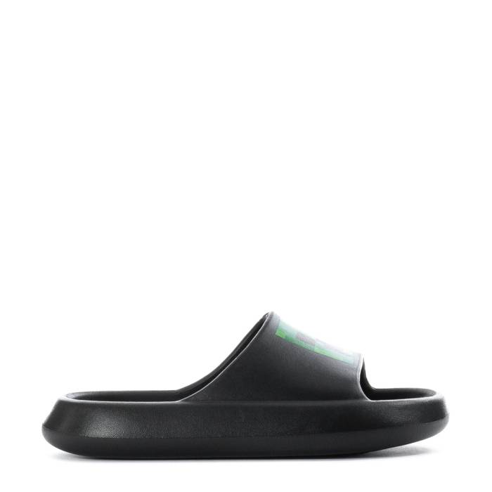Character 【 Creeper Comfort Slide Unisex Black/Green 】 Slide サンダル ユニセックス 黒色 ブラック green 緑・グリーン