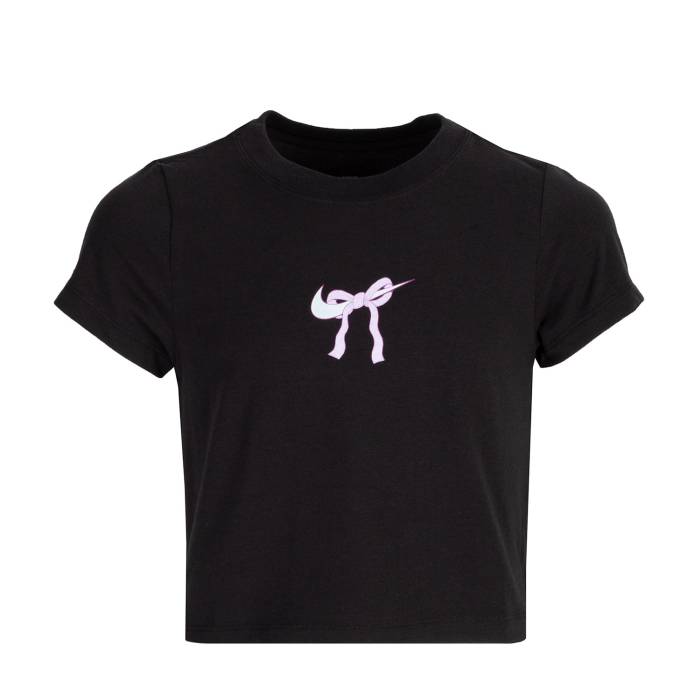 ナイキ Nike 【 Bow Tee Youth Black 】 Tシャツ ジュニア キッズ 黒色 ブラック