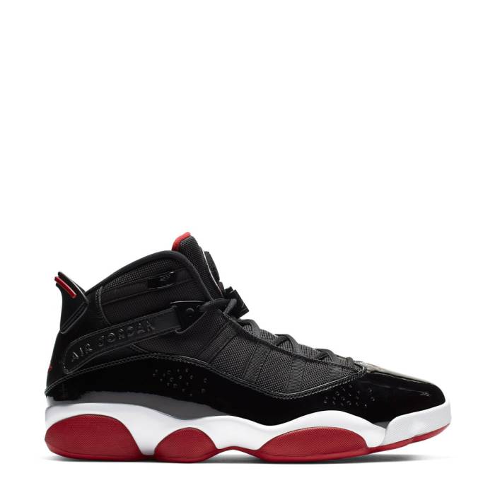 ナイキ ジョーダン Jordan 【 6 Rings Mens Black/Varsity Red/White 】 リング メンズ 黒色 ブラック Red 赤・レッド 白色 ホワイト｜スニケス