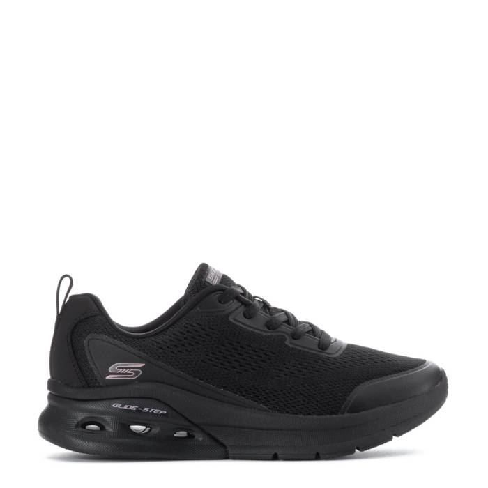 スケッチャーズ Skechers 【 Bobs Arc Waves Glide Steps 2.0 Womens Black 】 ボブズ グライド レディース 黒色 ブラック