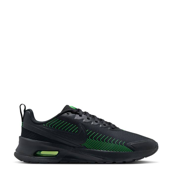 ナイキ Nike 【 Air Max Nuaxis Mens Black/Black/Green Strike 】 マックス メンズ 黒色 ブラック green 緑・グリーン ストライク