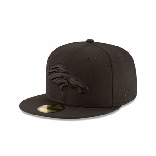 New ニューエラ 59fifty Nfl その他 Fitted ブラック ブロンコス 帽子 コレクション 黒色 デンバー ファッションブランド スニケス Era Black Collection ファッション カジュアル Nfl On ブラック Collection