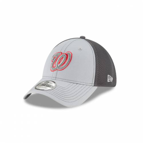 New Era Mlb Collection 蒐集 アメリカの首都 ナショナルズ ネオ グレー 薄墨色 グレイ Gray Mlb Collection Grayed Out Neo 39thirty Stretch Fit 御徒面子 主席 帽子 メンズキャップ 帽子 流行り物商標 心地よい ファッション Biolet Kr