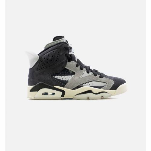 完璧 ナイキ ジョーダン Jordan エア テック レディース ライフスタイル 黒色 ブラック 灰色 グレー スニーカー Air Jordan Retro 6 Tech Chrome Womens Lifestyle Shoe Black Grey スニケス 人気特価激安 Bronze Qa