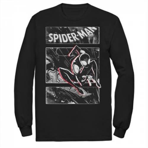 有名な高級ブランド Street ブラック 黒色 Tシャツ ストリート Marvel カットソー Tシャツ トップス メンズファッション Black Tee Panels Spiderverse Kkoh111 Alairescues Org