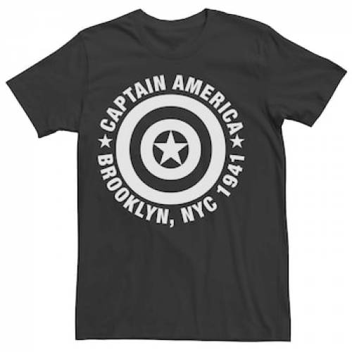 New限定品 Tシャツ カットソー Licensed カットソー Tシャツ トップス メンズファッション Black Tee Graphic America Captain Marvel Character Licensed ブラック 黒色 Tシャツ グラフィック キャラクター Character Dgb Gov Bf