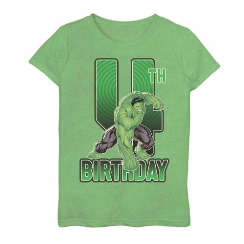 100 本物保証 楽天市場 Licensed Character キャラクター Tシャツ 緑 グリーン Green Licensed Character Marvel Hulk 4th Birthday Tee Apple キッズ ベビー マタニティ トップス Tシャツ スニケス 限定価格セール Lexusoman Com