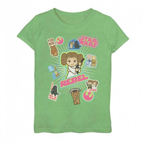 Licensed Character キャラクター グラフィック Tシャツ 緑 グリーン スターウォーズ