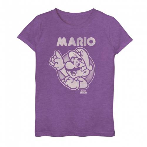 初回限定 楽天市場 Licensed Character キャラクター クラシック Tシャツ 紫 パープル ヘザー Purple Heather Licensed Character Nintendo Classic Mario Poster Tee キッズ ベビー マタニティ トップス Tシャツ スニケス 新品 Lexusoman Com