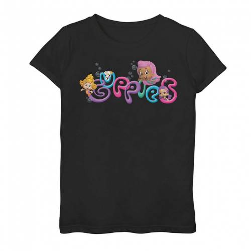 代引き手数料無料 楽天市場 Licensed Character キャラクター バブル ロゴ Tシャツ 黒色 ブラック Licensed Character Bubble Guppies Group Outline Logo Tee Black キッズ ベビー マタニティ トップス Tシャツ スニケス 代引き手数料無料 Lexusoman Com