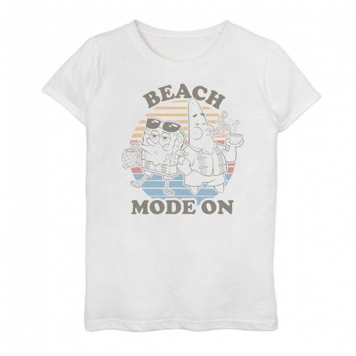 激安単価で Licensed Character キャラクター スポンジボブ Tシャツ 白色 ホワイト Licensed Character Spongebob Squarepants Beach Mode Tee White キッズ ベビー マタニティ トップス Tシャツw 超特価激安 Www Formebikes Co Uk