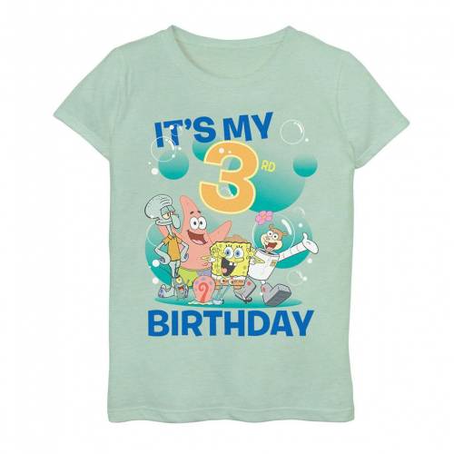 最安値に挑戦 楽天市場 Licensed Character キャラクター スポンジボブ Tシャツ Licensed Character Spongebob Squarepants Group 3rd Birthday Tee Mint キッズ ベビー マタニティ トップス Tシャツ スニケス 想像を超えての Lexusoman Com