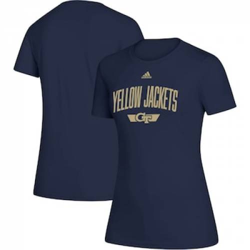 古典 Arched Locker Tech Georgia Navy Adidas Yellow イエロージャケット Tシャツ イエロー 黄色 テック ジョージア ネイビー 紺色 Adidas アディダス Tshirt Tシャツ トップス レディースファッション Get Kkoh111 Www Cuberoot Co