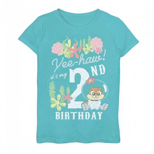 格安即決 Licensed Character キャラクター スポンジボブ Tシャツ 青色 ブルー Licensed Character Spongebob Squarepants Sandy Yeehaw My 2nd Birthday Tee Tahi Blue キッズ ベビー マタニティ トップス Tシャツw 年最新海外 Formebikes Co Uk