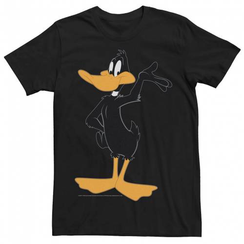 在庫限り Licensed Character キャラクター Tシャツ 黒色 ブラック Licensed Character Looney Tunes Daffy Duck Simple Portrait Tee Black メンズファッション トップス Tシャツ カットソー 最新情報 Blog Jotajota Net Br