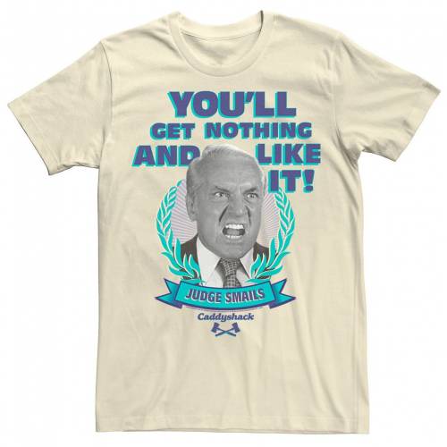 キャラクター Tシャツ ナチュラル YOU'LL IT!" 【 LICENSED CHARACTER CADDYSHACK GET NOTHING AND LIKE TEE / NATURAL 】 メンズファッション トップス カットソー｜スニケス