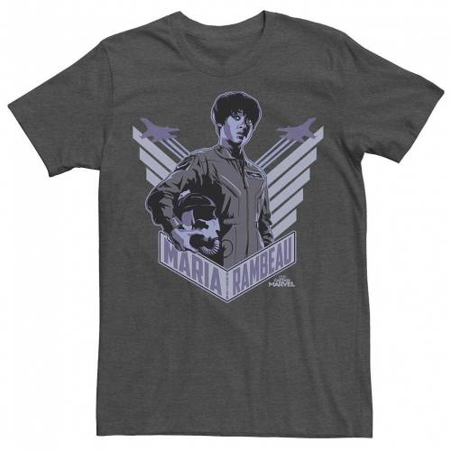 マーベル Tシャツ チャコール ヘザー 【 MARVEL CAPTAIN MARIA RAMBEAU TEE / CHARCOAL HEATHER 】 メンズファッション トップス カットソー｜スニケス