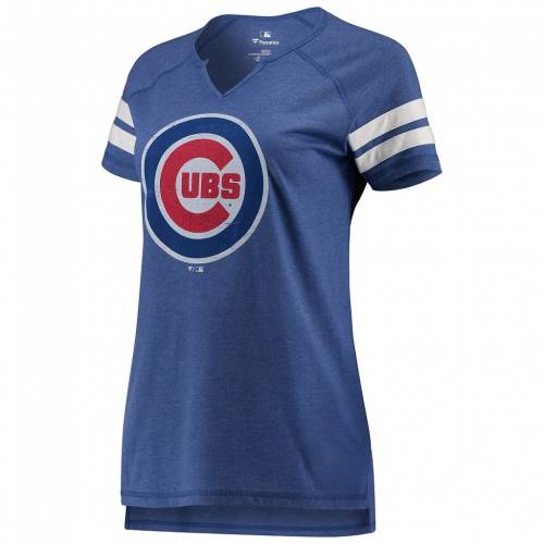 ファナティクス Fanatics 風の強い町 カブス Tワイシャツ ブルー 青 Fanatics Branded Royal White Wordmark Notch Neck Tshirt Cub Blue レディースファッション トップス Tシャツ カットソー ファッションブランド 快適 ファッション Damienrice Com