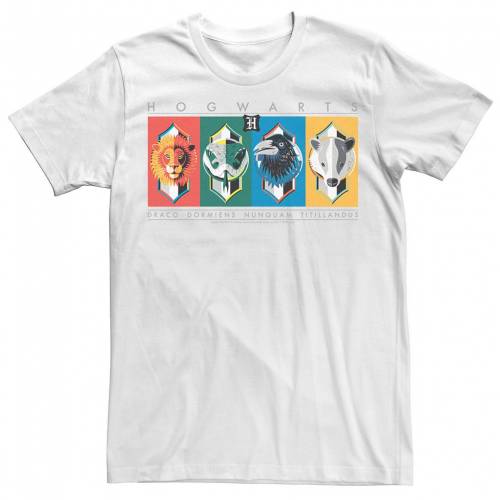 海外最新 Licensed Character キャラクター Tシャツ 白色 ホワイト Licensed Character Harry Potter Hogwarts House Symbols Tee White メンズファッション トップス Tシャツ カットソー 人気第1位 トップス Tシャツ カットソー Api Hindikhabar Com