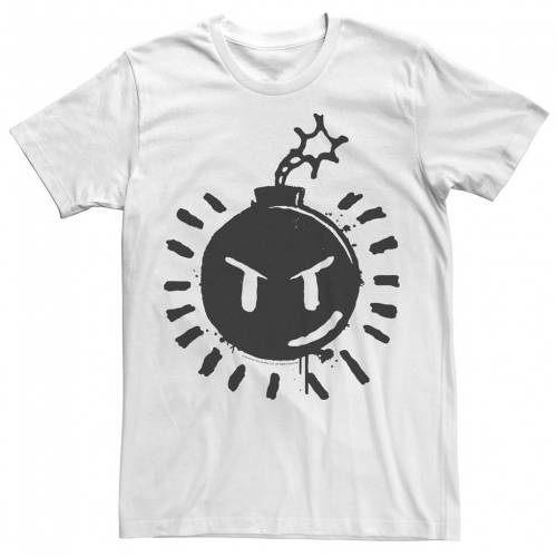 早割クーポン Licensed Character キャラクター ロゴ グラフィック Tシャツ 白色 ホワイト Vs Licensed Character Scott Pilgrim The World Sex Bob Omb Bomb Logo Graphic Tee White メンズファッション トップス Tシャツ カッ スニケス 時間指定不可