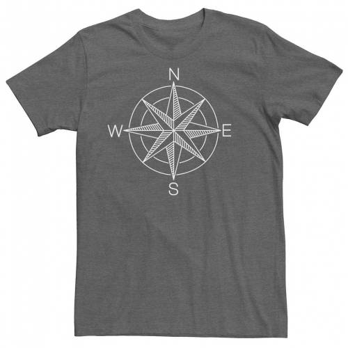 キャラクター アート グラフィック Tシャツ チャコール ヘザー 【 LICENSED CHARACTER LINE ART COMPASS GRAPHIC TEE / CHARCOAL HEATHER 】 メンズファッション トップス カットソー｜スニケス