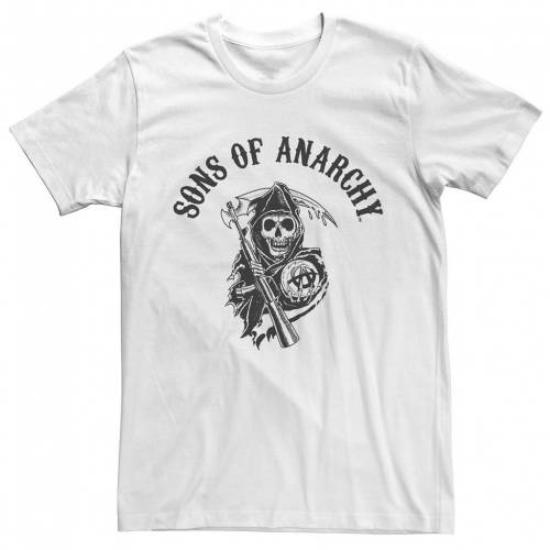 特別訳あり特価 Licensed Character キャラクター ロゴ Tシャツ 白色 ホワイト Licensed Character Sons Of Anarchy Grim Reaper Logo Tee White メンズファッション トップス Tシャツ カットソー スニケス 限定価格セール Esdm Jatimprov Go Id