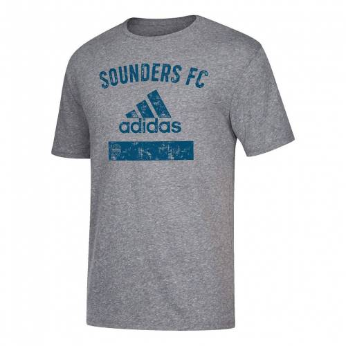 新品本物 アディダス Adidas チャコール シアトル サウンダーズ Tシャツ 灰色 グレー Adidas Heathered Charcoal Equipment Triblend Tshirt Snd Grey メンズファッション トップス Tシャツ カットソー 注目の Www Config Ba