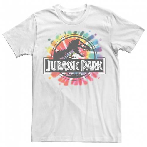 キャラクター パーク クラシック ロゴ Tシャツ 白色 ホワイト 【 LICENSED CHARACTER JURASSIC PARK CLASSIC LOGO TIE-DYE TEE / WHITE 】 メンズファッション トップス カットソー｜スニケス