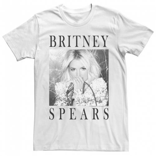 驚きの安さ Licensed カットソー Tシャツ トップス メンズファッション Tee Portrait White And Black Spears Britney Character Licensed Tシャツ ホワイト 白色 ブラック 黒色 キャラクター Character Kkoh111 6160 Nextradio Co Ug