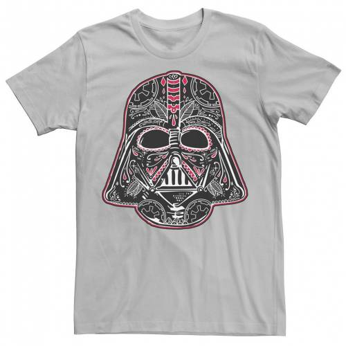 ヘルメット Tシャツ 銀色 シルバー スターウォーズ 【 STAR WARS DARTH VADER SUGAR SKULL HELMET TEE / SILVER 】 メンズファッション トップス カットソー｜スニケス