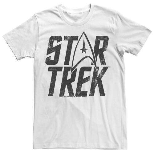 送料無料 Licensed Character キャラクター シリーズ ロゴ Tシャツ 白色 ホワイト Licensed Character Star Trek Original Series Starfleet Insignia Logo Tee White メンズファッション トップス Tシャツ カットソー 安い Flamespabali Com