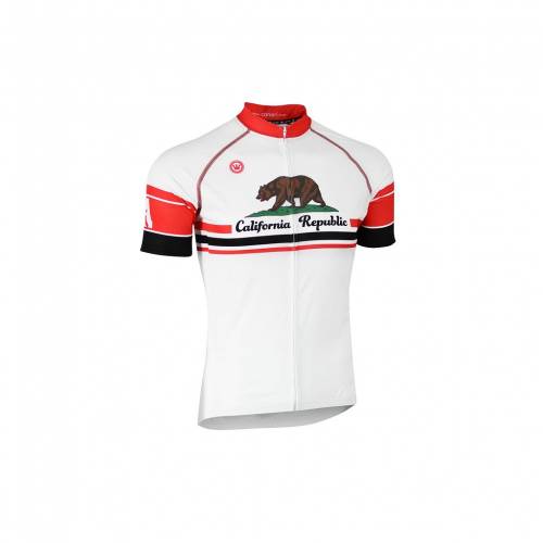 2年保証 Tシャツ カットソー 白色 ジャージー カリフォルニア Canari ホワイト カットソー Tシャツ トップス メンズファッション White Jersey Republic California Canari Eastgategroup Ge