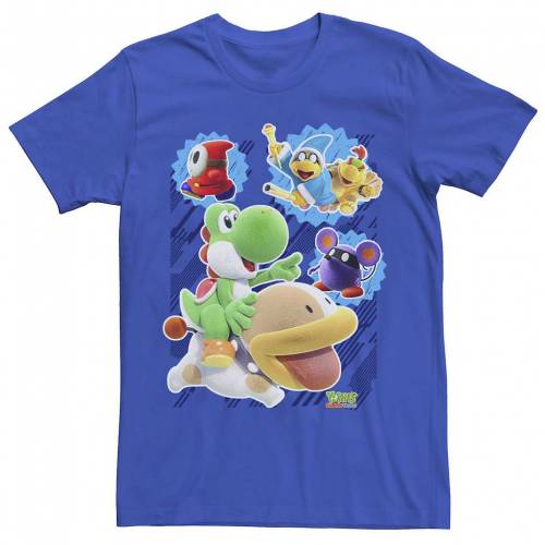 数量限定 特売 楽天市場 Licensed Character キャラクター Tシャツ Yoshi S Licensed Character Nintendo Crafted World Tee Royal メンズファッション トップス Tシャツ カットソー スニケス 100 本物保証 Advance Com Ec