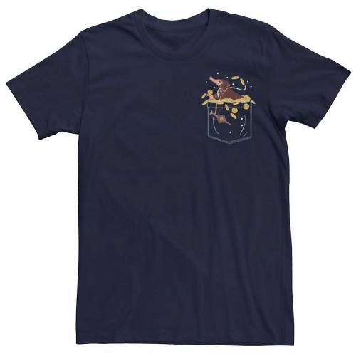 ディーシーコミックス ディーシー コミックス Tシャツ 紺色 ネイビー 【 DC COMICS FANTASTIC BEASTS NIFFLER FAUX POCKET TEE / NAVY 】 メンズファッション トップス カットソー｜スニケス