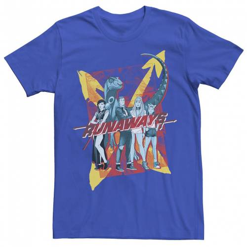 マーベル Tシャツ 【 MARVEL RUNAWAYS GROUP SHOT TEE / ROYAL 】 メンズファッション トップス カットソー｜スニケス 14,938円
