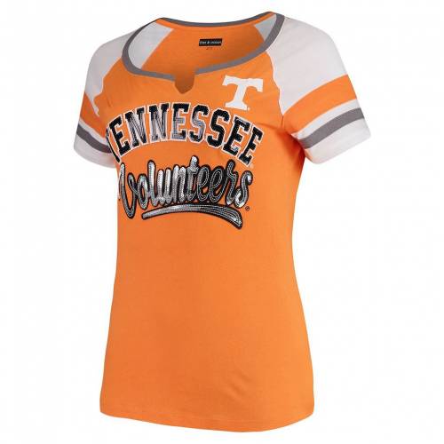 売れ筋 ニューエラ New Era エラ テネシー 橙 オレンジ ボランティアーズ ジャージー Tシャツ ニューエラ Orange 5th Ocean By Tennessee Jersey Split Scoop Neck Ringer Tshirt Ten レディースファッション 超大特価 Haringeylawcentre Org Uk