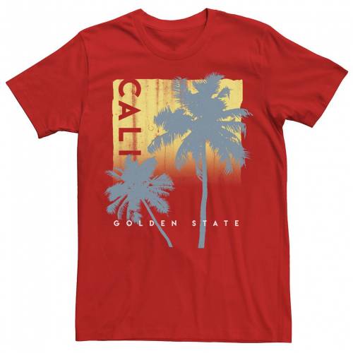 人気絶頂 Unbranded カリフォルニア スケートボード グラフィック Tシャツ 赤 レッド ゴールデンステート State Red Unbranded California Palms Poster Graphic Tee メンズファッション トップス Tシャツ カッ 値引 Teutonia Nuernberg De