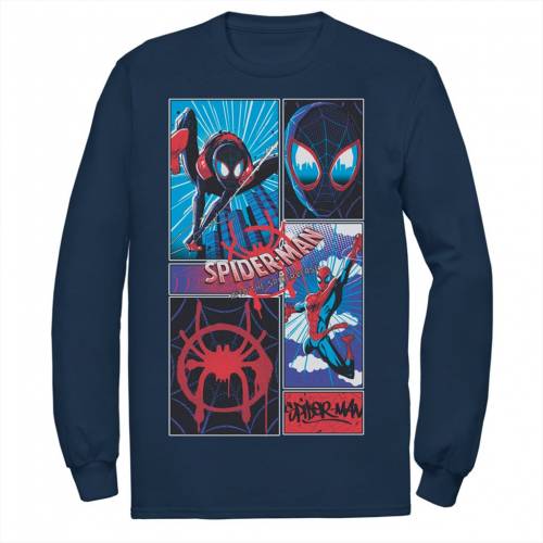 当季大流行 Tシャツ カットソー Tee Spiders Comic Spiderverse Marvel ネイビー 紺色 Tシャツ Navy カットソー Tシャツ トップス メンズファッション Www Dgb Gov Bf