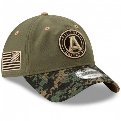 期間限定処分特価 緑 Era Atu ユナイテッド ニューエラ 帽子 New Appreciation Green Military グリーン アトランタ New Era 9twenty Adjustable Hat Atu バッグ キャップ 帽子 メンズキャップ 帽子 スニケス ファッションブランド カジュアル ファッション