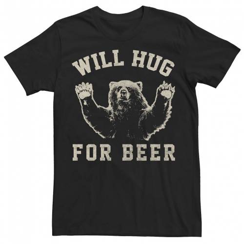 楽天1位 Licensed Character キャラクター ビンテージ ヴィンテージ グラフィック Tシャツ 黒色 ブラック Vintage Licensed Character Will Bear Hug For Beer Collegiate Graphic Tee Black メンズファッション トップ 全国宅配無料 Reuvenjepsteinlaw Com