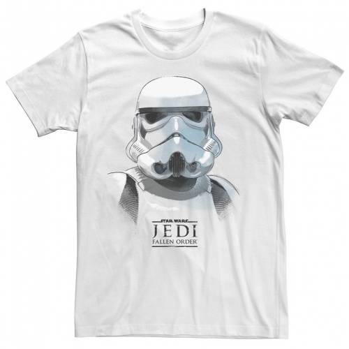 激安ブランド Licensed Character キャラクター ストームトゥルーパー Tシャツ 白色 ホワイト スターウォーズ Licensed Character Jedi Fallen Order Stormtrooper Tee White メンズファッション トップス Tシャツ カッ 最新情報 Www Rvworkshop Com