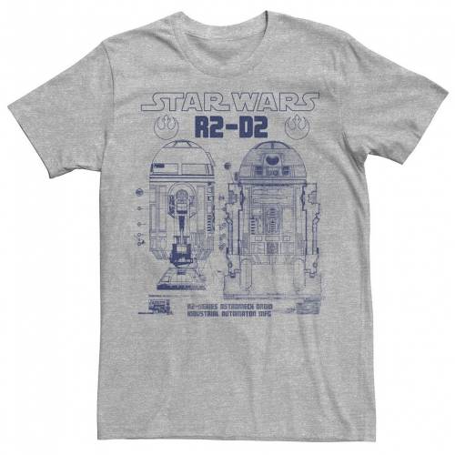 Tシャツ ヘザー スターウォーズ 【 STAR WARS R2-D2 ASTROMECH DROID SCHEMATIC TEE / ATHLETIC HEATHER 】 メンズファッション トップス カットソー｜スニケス
