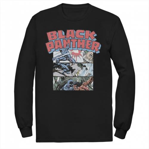 キャラクター 黒色 ブラック Tシャツ 【 LICENSED CHARACTER MARVEL BLACK PANTHER COLLAGE TEE / 】 メンズファッション トップス カットソー｜スニケス