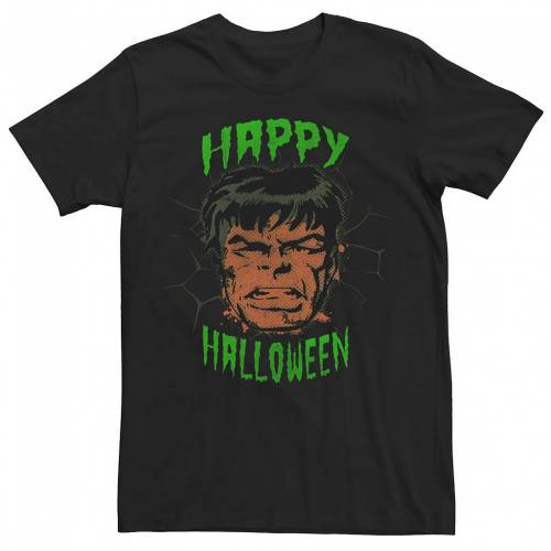 専門店では Licensed Character キャラクター スリーブ Tシャツ 黒色 ブラック 半袖 Sleeve Licensed Character Marvel Hulk Happy Halloween Tee Black メンズファッション トップス Tシャツ カットソー 即発送可能 Demo Metrokathmanduhospital Com