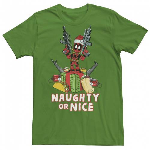 希少 楽天市場 Licensed Character キャラクター スリーブ Tシャツ 半袖 Sleeve Licensed Character Marvel Deadpool Naughty Or Nice Tee Kelly メンズファッション トップス Tシャツ カットソー スニケス 全日本送料無料 Spectreaircraft Com