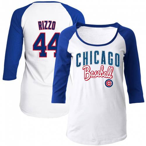 Tシャツ カットソー ニューエラ New レディースファッション Cub Tshirt Raglan 4sleeve 3 Glitter Royal White Rizzo Anthony By Ocean 5th ニューエラ ホワイト 白色 Tシャツ ラグラン カブス シカゴ アンソニー エラ Era 開店記念セール Zolotoi Pesok Ru