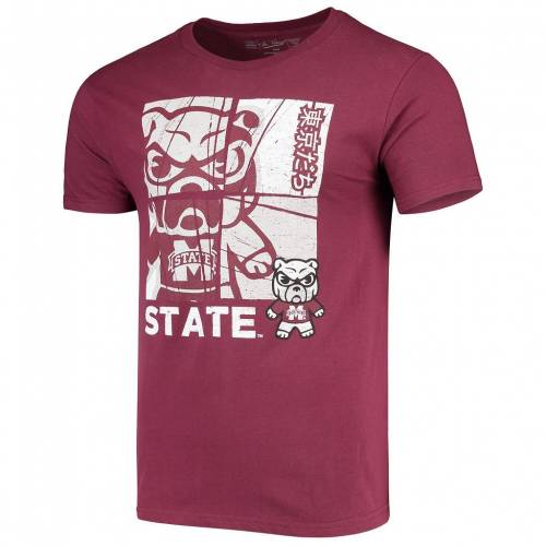 お気に入り Unbranded マルーン スケートボード 立ブルドッグ Tシャツ 赤 レッド ミシシッピステイト 2 0 State Red Unbranded Maroon Tokyo Dachi Tshirt Mst メンズファッション トップス Tシャツ カットソー スニケス 新版 Corporacioncultam Cl