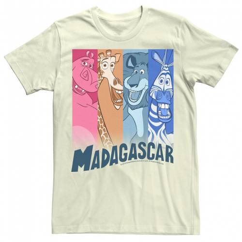 パーティを彩るご馳走や Tシャツ カットソー メンズファッション Natural Tee Graphic Poster Panels Bar Shot Group Madagascar Character Licensed ナチュラル Tシャツ グラフィック キャラクター Character Licensed トップス カットソー Tシャツ Www
